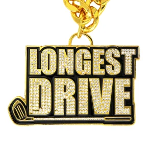GOLF25 Longest Drive Chain - Gold