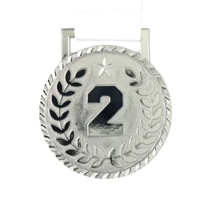 MED26 "2" Bright Silver Medal