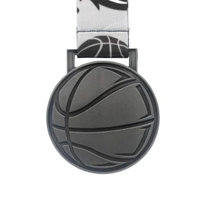 GEN24 Basketball Medal - Antique Gunmetal