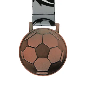 GEN24 Soccer Medal - Antique Copper