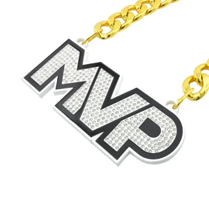MVP26 Stone Chain White/Gold/Clear
